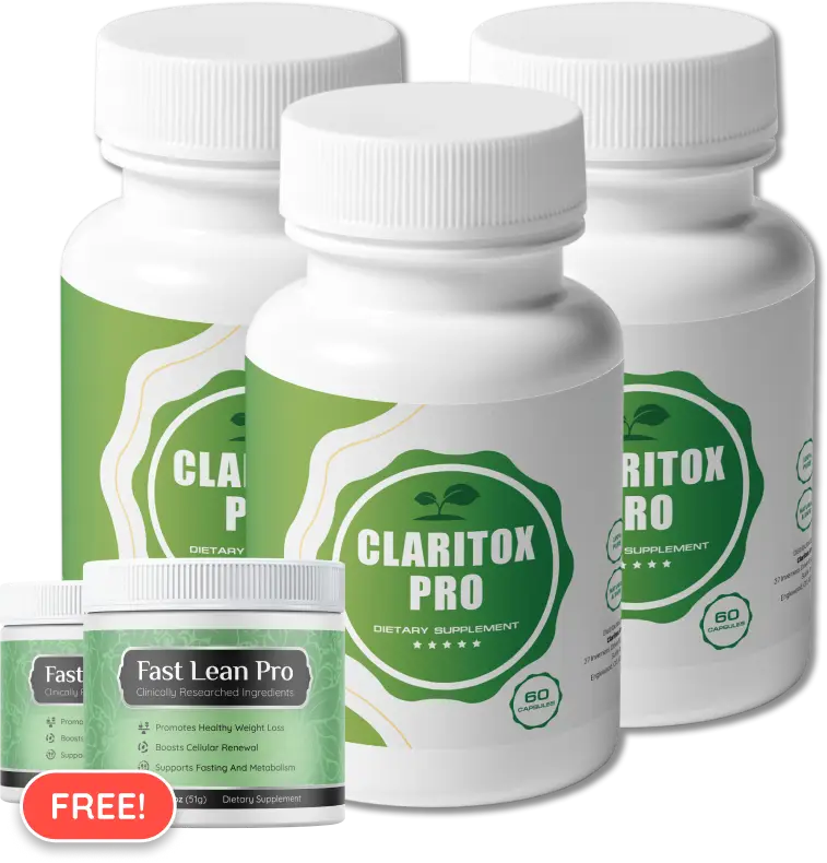 Claritox Pro 3 bottles 90-day supply family package